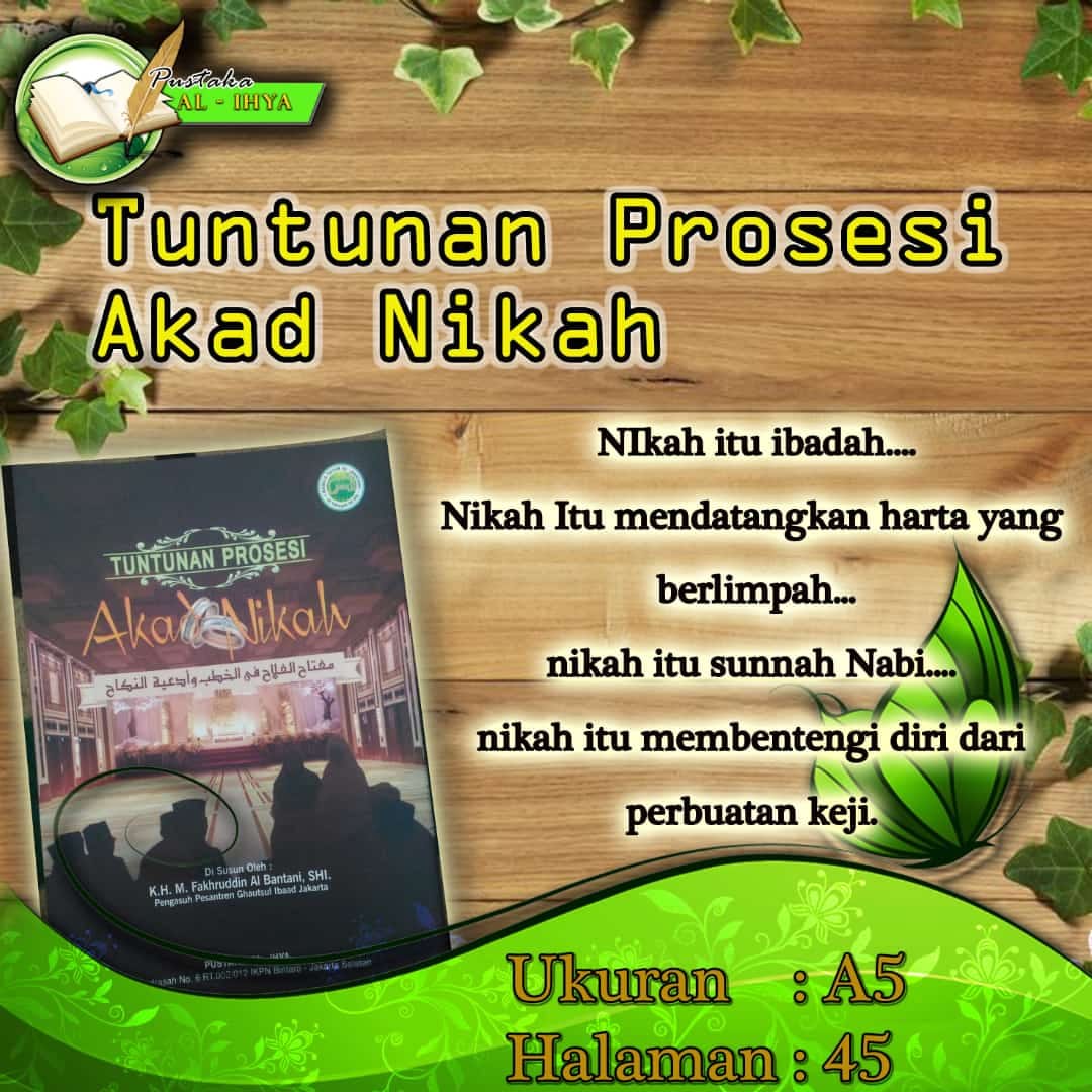 Tuntunan Prosesi Akad Nikah